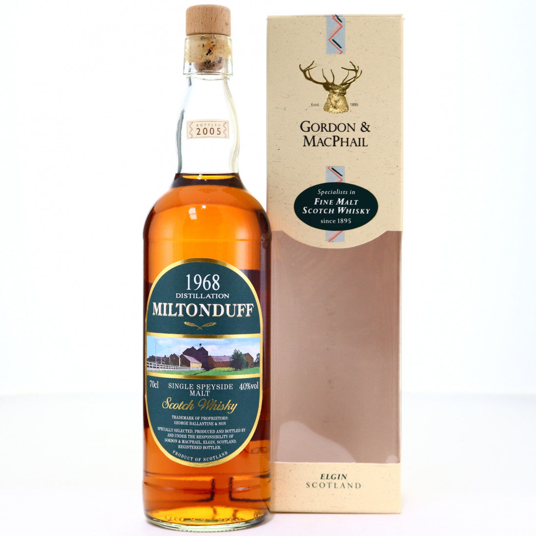 Miltonduff 1968 (Bottled 2005) Gordon & MacPhail Scotch Whisky | 700ML at CaskCartel.com