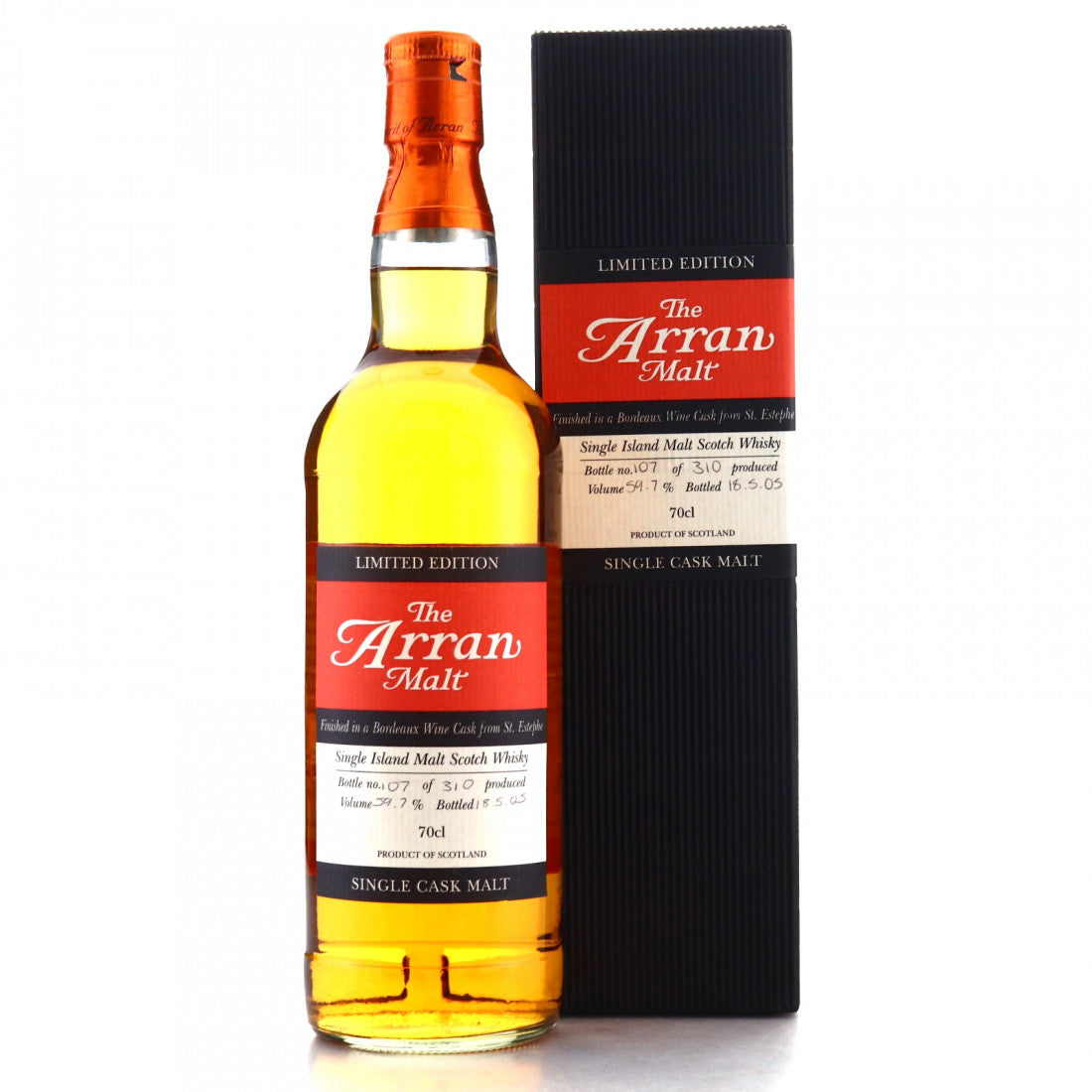 Arran Finished in Bordeaux Wine Cask (Bottled 2005) Limited Edition Scotch Whisky | 700ML at CaskCartel.com