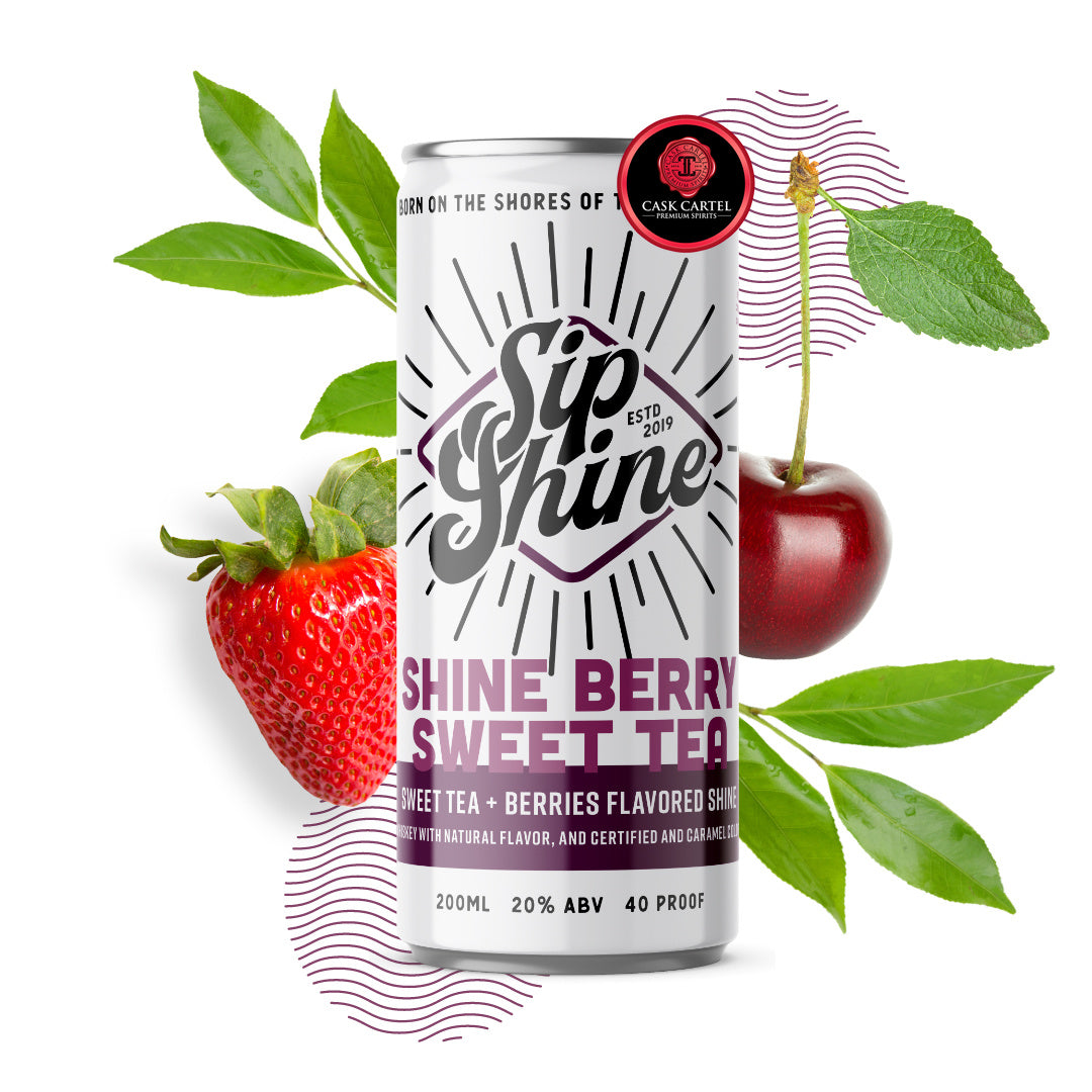 Sip Shine Shineberry Sweet Tea | 4-Pack 200ml at CaskCartel.com 2