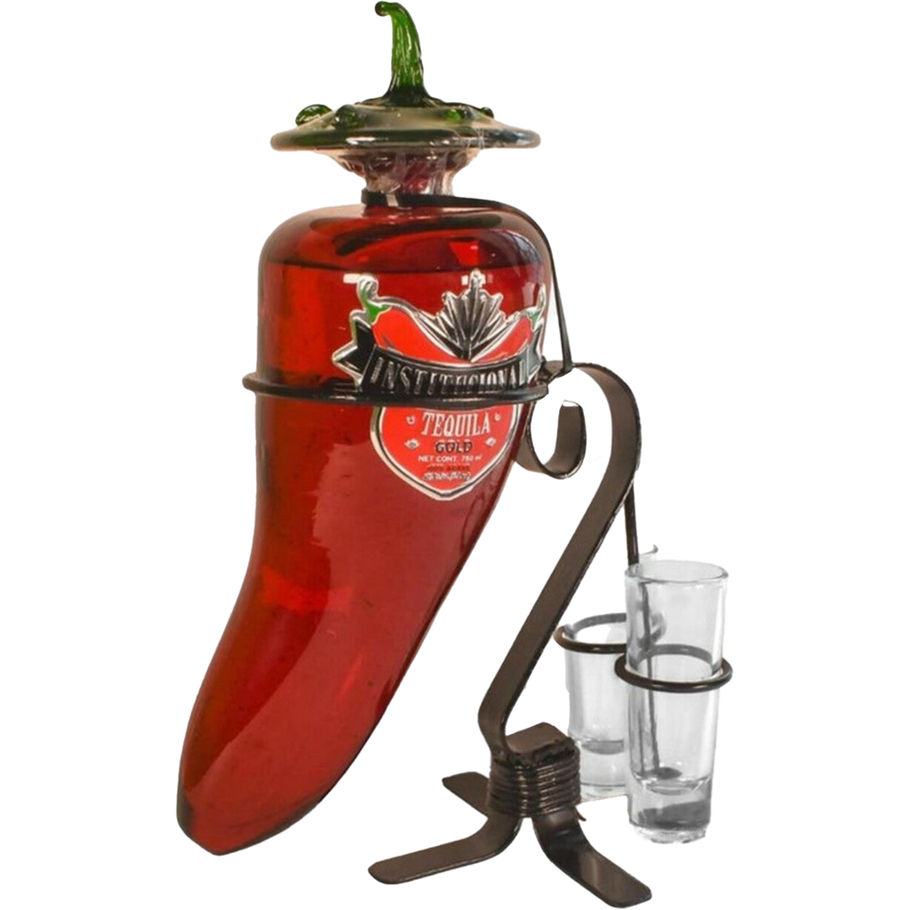 Chili Pepper Decanter Gold Tequila at CaskCartel.com