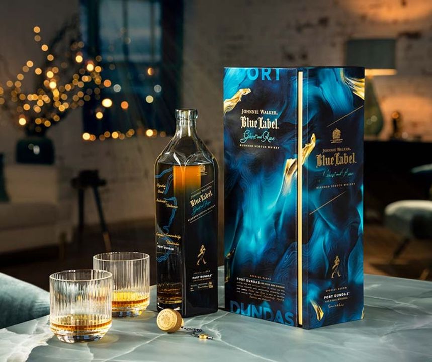 Johnnie Walker Blue Ghost And Rare Glenury Royal Special Release at CaskCartel.com