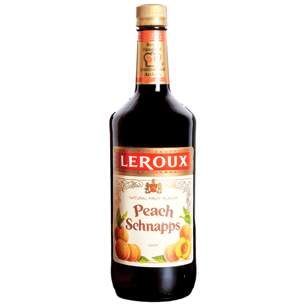 Leroux Peach Schnapps Liqueur 1L - CaskCartel.com