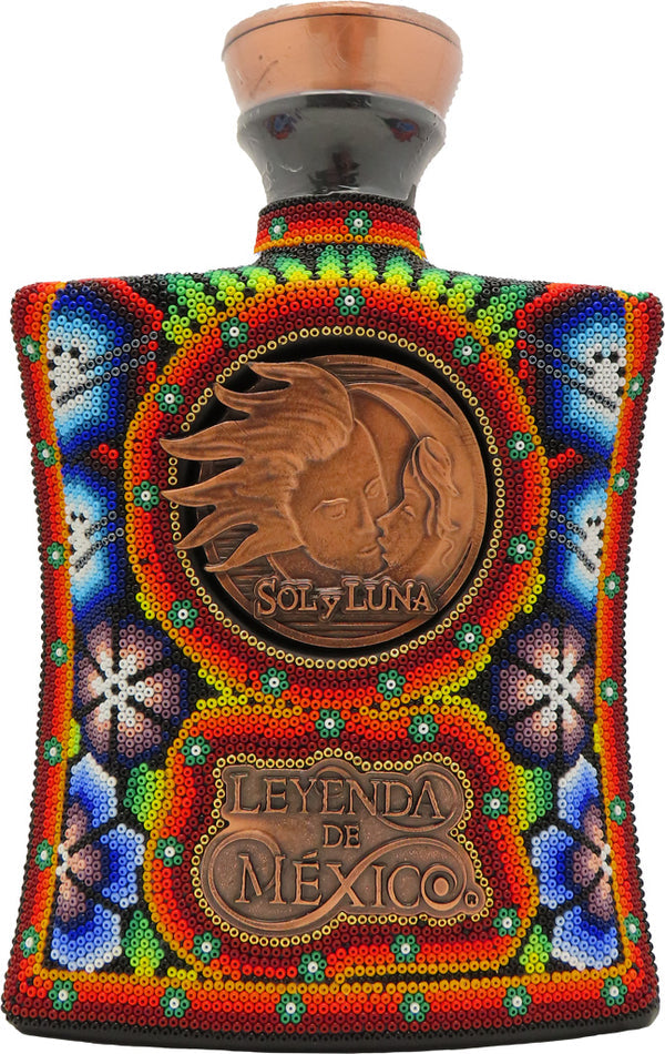 Leyenda de Mexico Sol y Luna Extra Anejo Beaded Tequila at CaskCartel.com