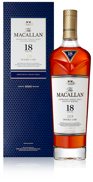 The Macallan Double Cask 18 Year Old Highland Single Malt Scotch Whisky at CaskCartel.com