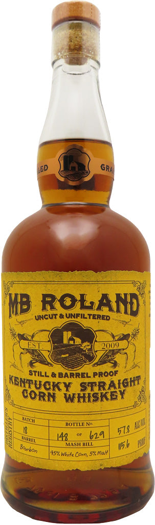 MB Roland Kentucky Straight Corn Whiskey at CaskCartel.com