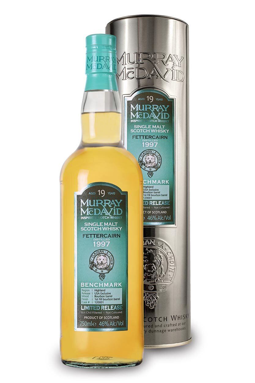 Murray McDavid FETTERCAIRN Benchmark Highland Limited Release Distilled 1997 19 Year Old Single Malt Scotch Whiskey at CaskCartel.com