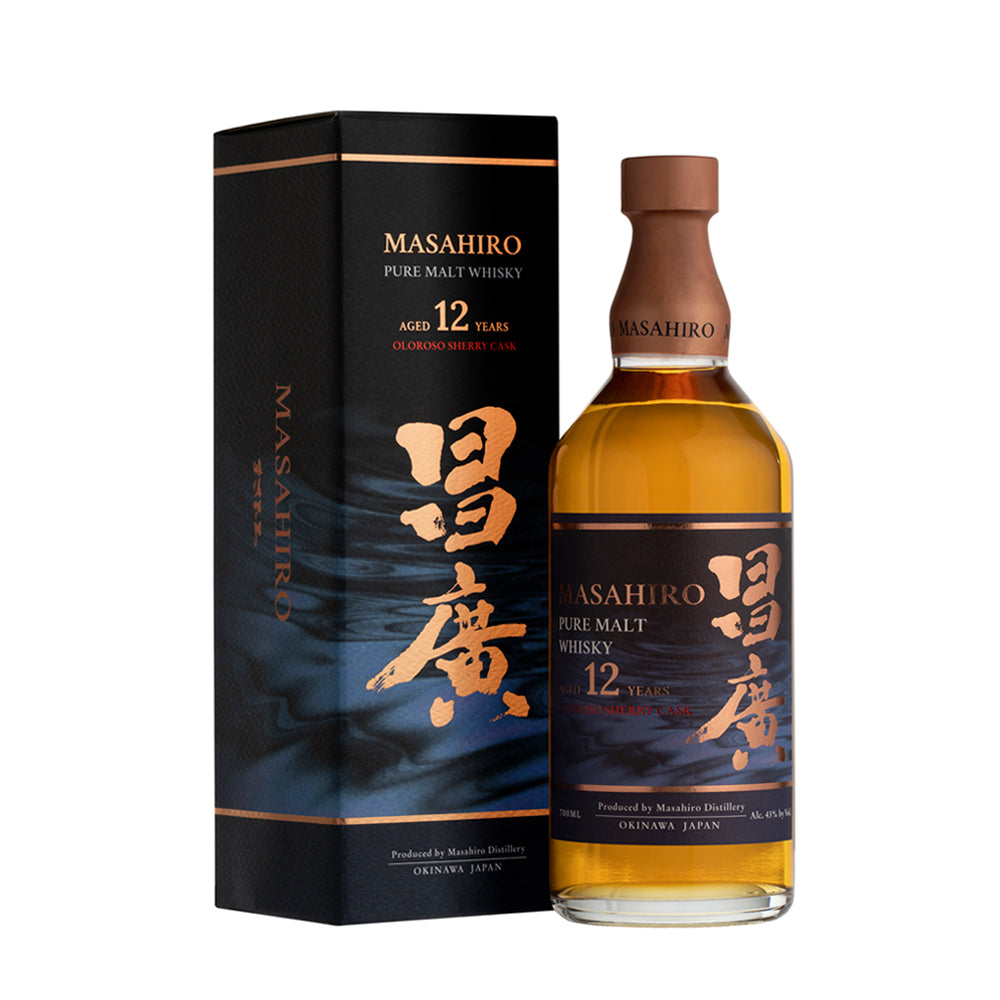 Masahiro 12 Year Old Oloroso Sherry Cask Pure Malt Whisky | 700ML at CaskCartel.com