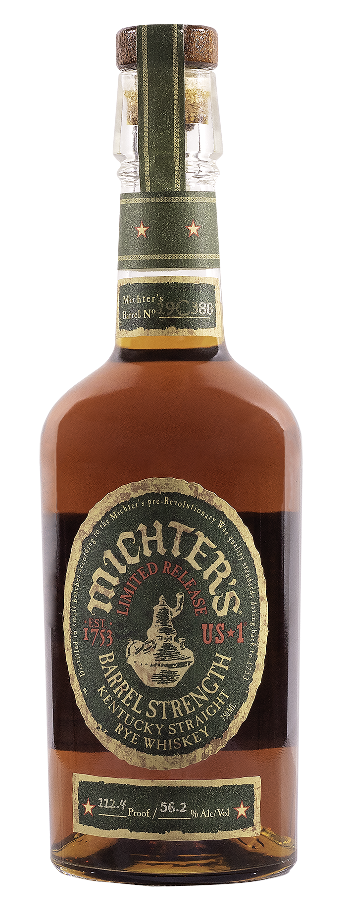 Michter's Limited Release US*1 Barrel Strength Kentucky Straight Rye Whiskey at CaskCartel.com