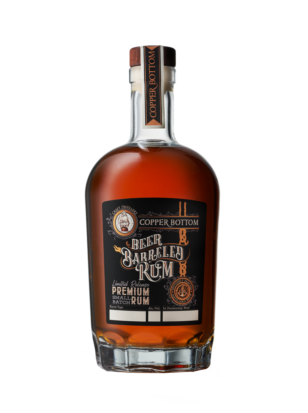Copper Bottom Beer Barreled Rum at CaskCartel.com