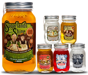 Sugarlands Shine Legends (5) Mini Jar Stocking Stuffers - CaskCartel.com 1.1