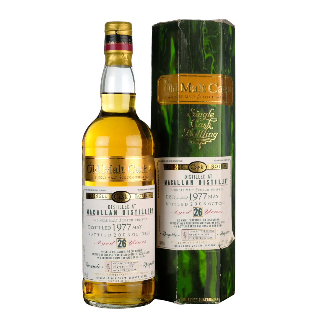 Macallan 1976-2002 DL 26 Year Old Single Malt Scotch Whisky at CaskCartel.com