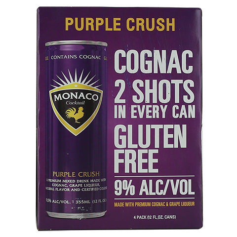 Monaco Purple Crush Cocktail | 4x355ML at CaskCartel.com