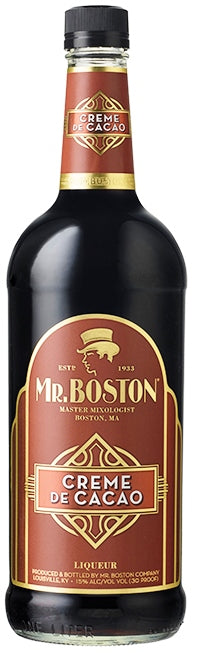 Mr Boston Creme De Cacao Dark Liqueur | 1L at CaskCartel.com