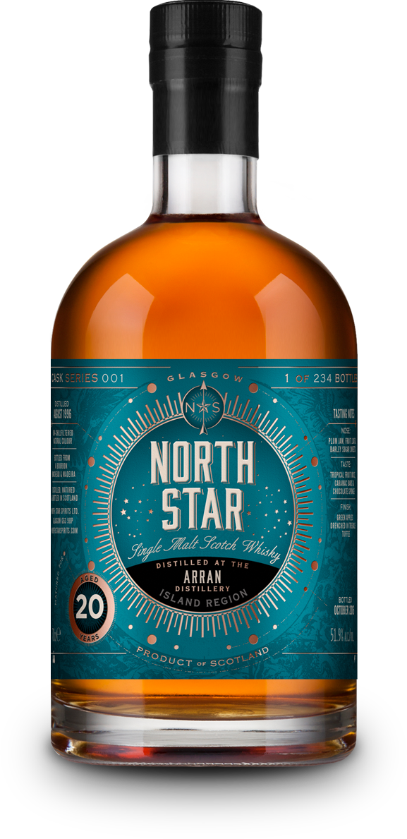 North Star Spirits Arran 20 Year Old Single Malt Scotch Whiskey - CaskCartel.com