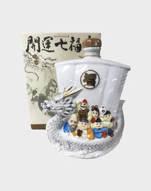 Nikka Super “Seven Fortune Dragon” Ceramic Bottle Whisky | 600ML at CaskCartel.com