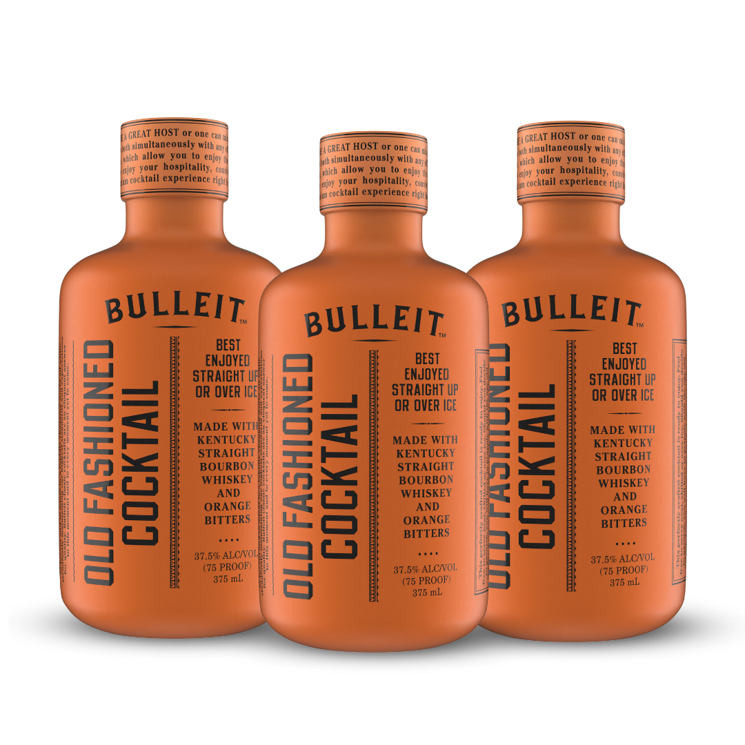 Bulleit Crafted Cocktails | Old Fashioned Cocktail | (3) Bottle Bundle at CaskCartel.com -1