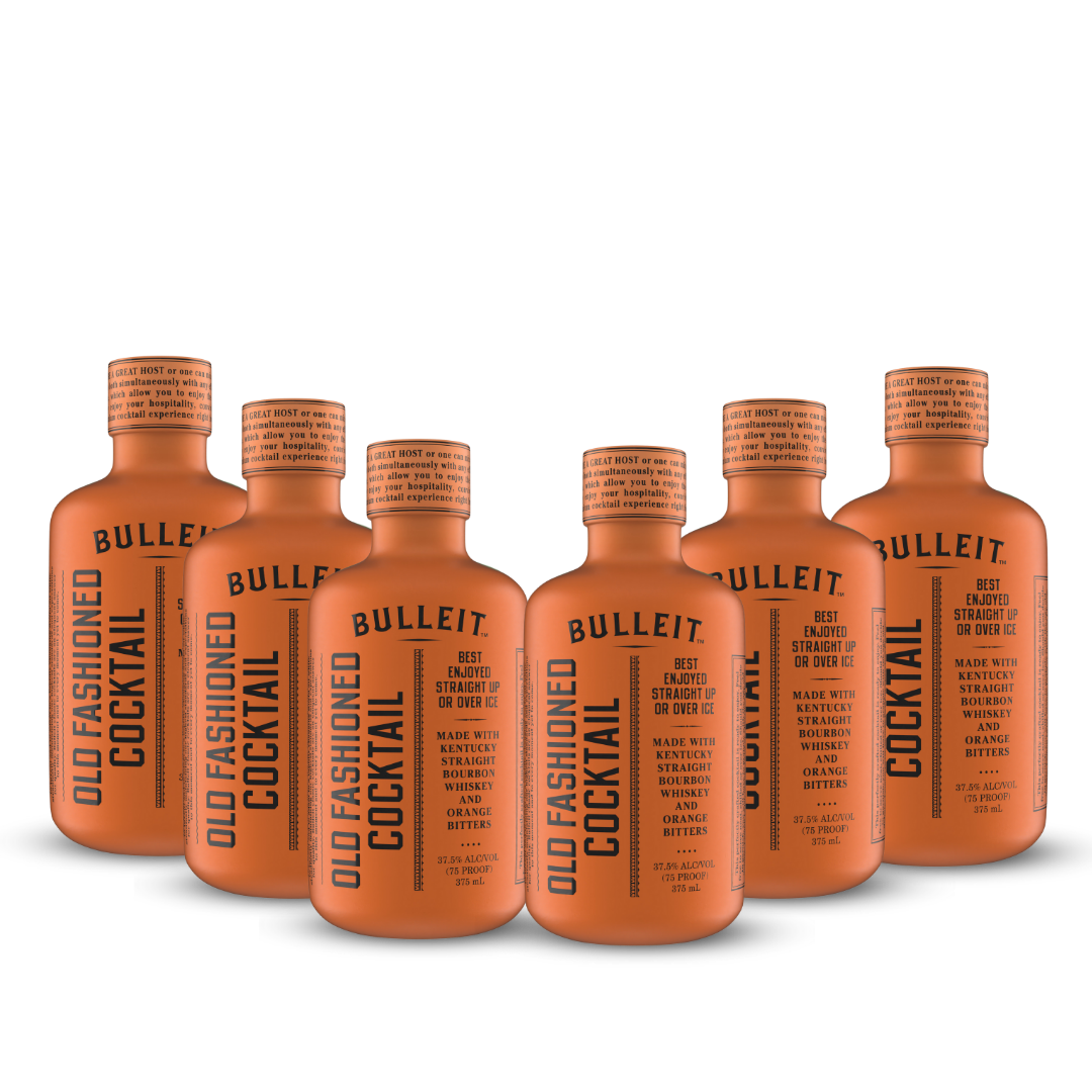 Bulleit Crafted Cocktails | Old Fashioned Cocktail | (6) Bottle Bundle at CaskCartel.com