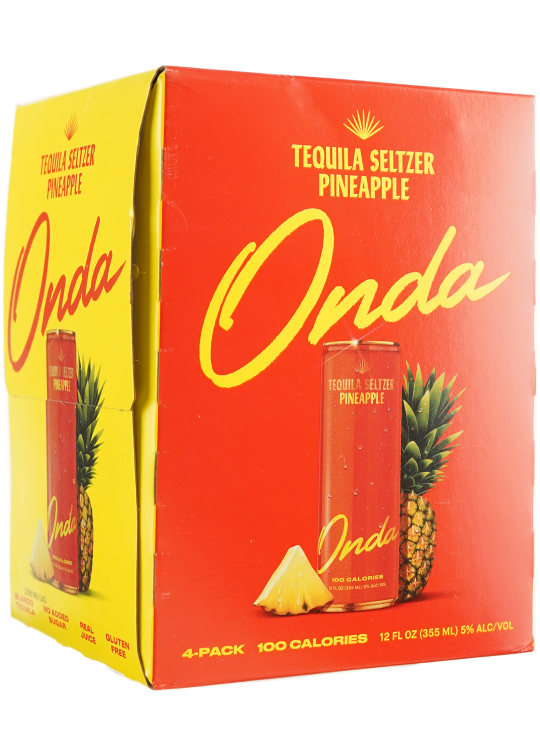 Onda Pineapple Sparkling Tequila Cocktail | 4x355ML at CaskCartel.com