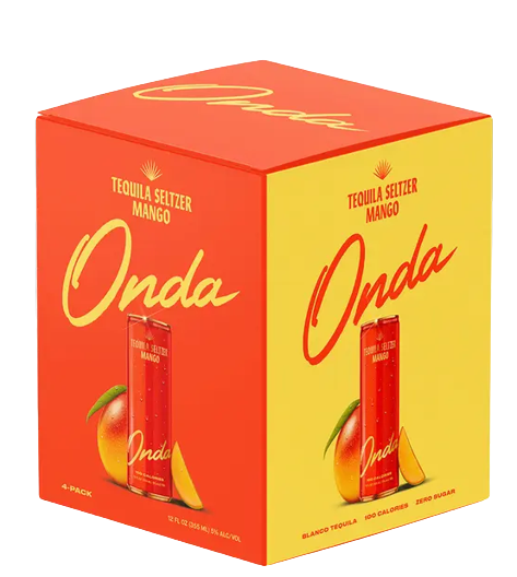 Onda Mango Tequila Seltzer Cocktail | 4x355ML at CaskCartel.com