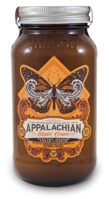 Sugarlands Appalachian Sippin' Cream Electric Orange Cream Liqueur - CaskCartel.com