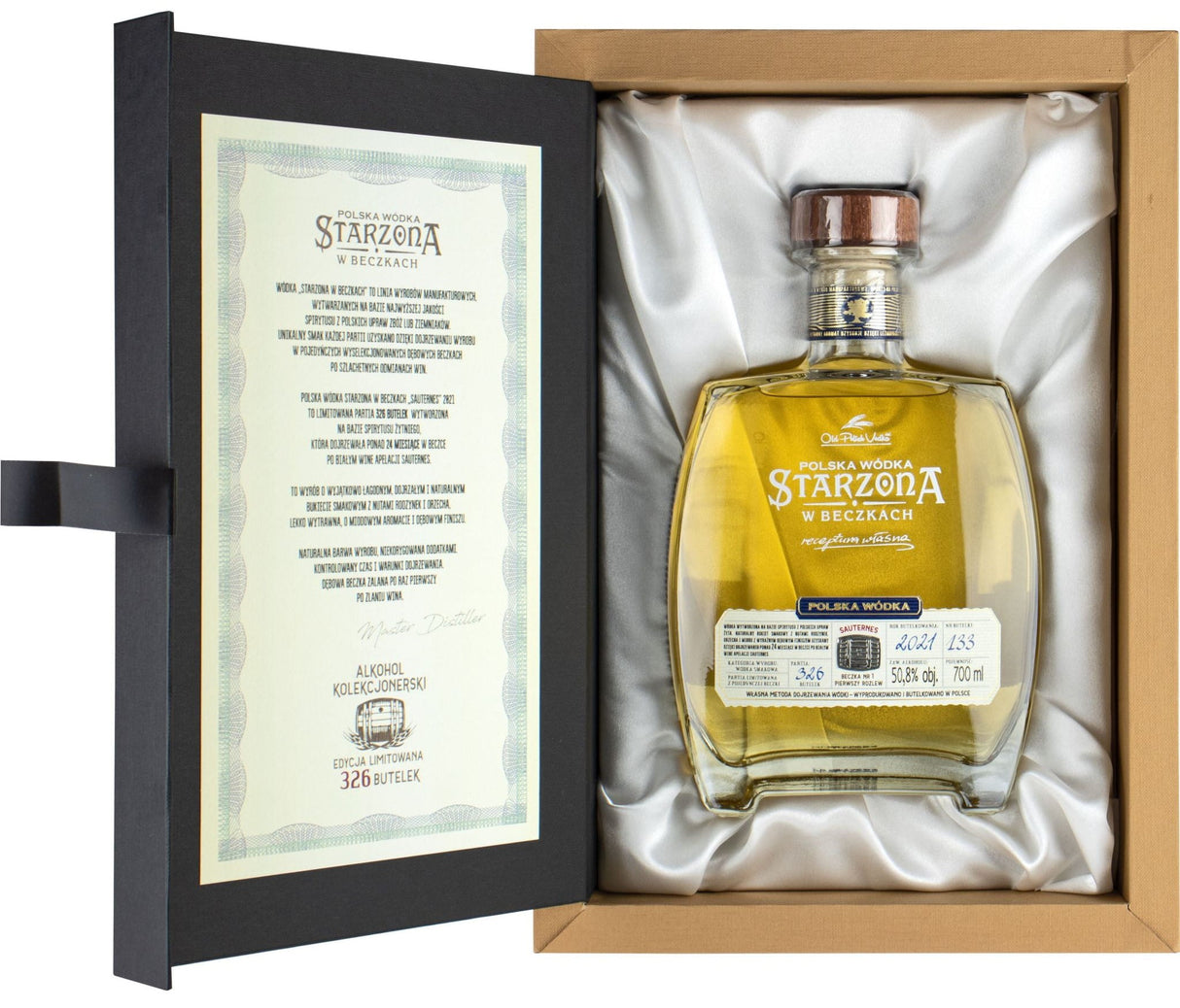 Polska Starzona w Beczkach Sauternes Old Polish Vodka | 700ML at CaskCartel.com