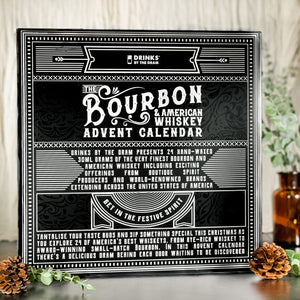 The Bourbon & American Whiskey (24 Mini's) Holiday Advent Calendar 2024 | Edition by Drinks By The Dram at CaskCartel.com 2