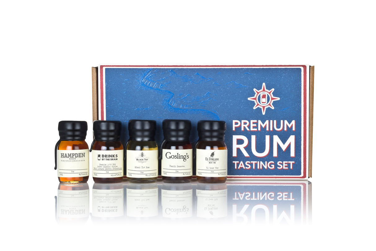 Premium Rum Tasting Set | 5*30ML | By DRINKS BY THE DRAM at CaskCartel.com