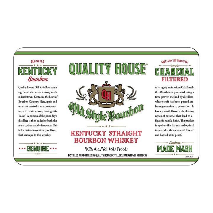Quality House Kentucky Straight Bourbon Whiskey at CaskCartel.com