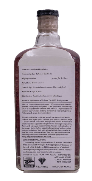 Rezpiral Series 6 Lumbre gave Spirit at CaskCartel.com