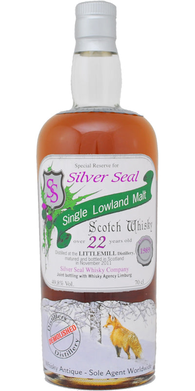 Littlemill 1989 Silver Seal 22 Year Old Scotch Whisky at CaskCartel.com