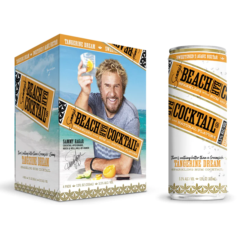 Sammys Beach Tangerine Dream Cocktail | 4x355ML at CaskCartel.com