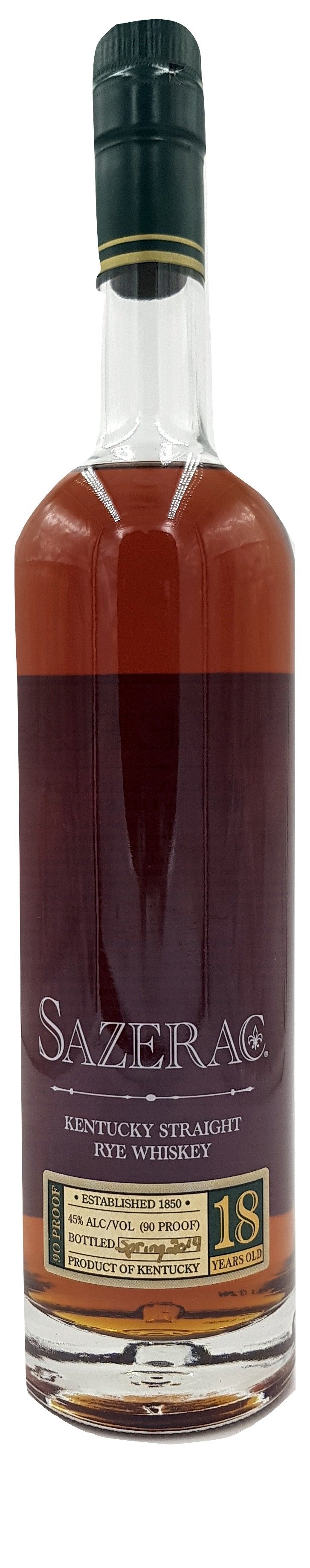 Sazerac 18 Year Old 2014 Kentucky Straight Rye Whiskey - CaskCartel.com