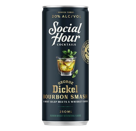 George Dickel Bourbon Smash Social Hour Cocktail | 250ML at CaskCartel.com