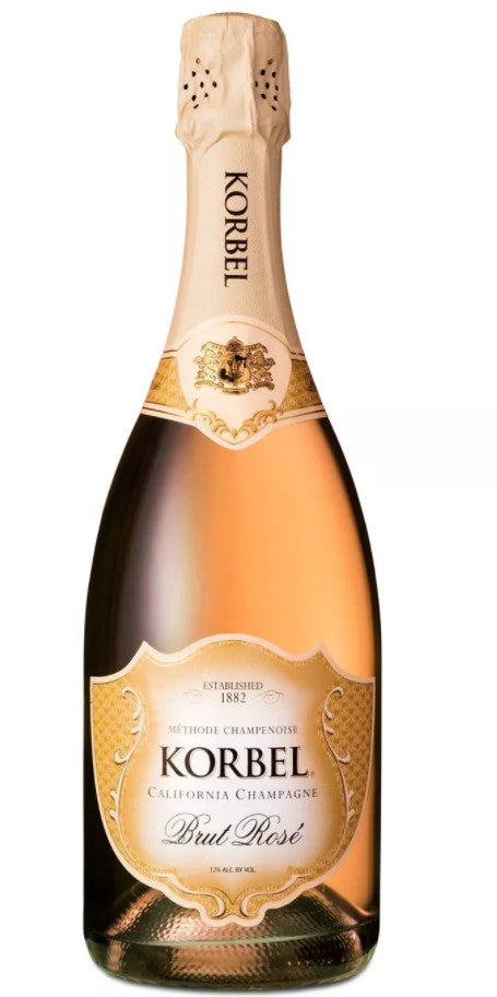 Korbel Brut Rose Champagne at CaskCartel.com