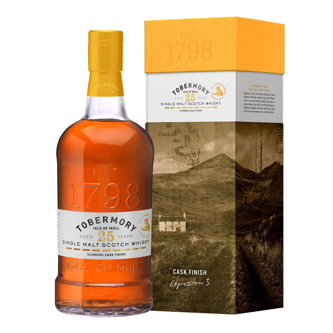 Tobermory 25-letni Oloroso Cask Finish Scotch Whisky | 700ML at CaskCartel.com