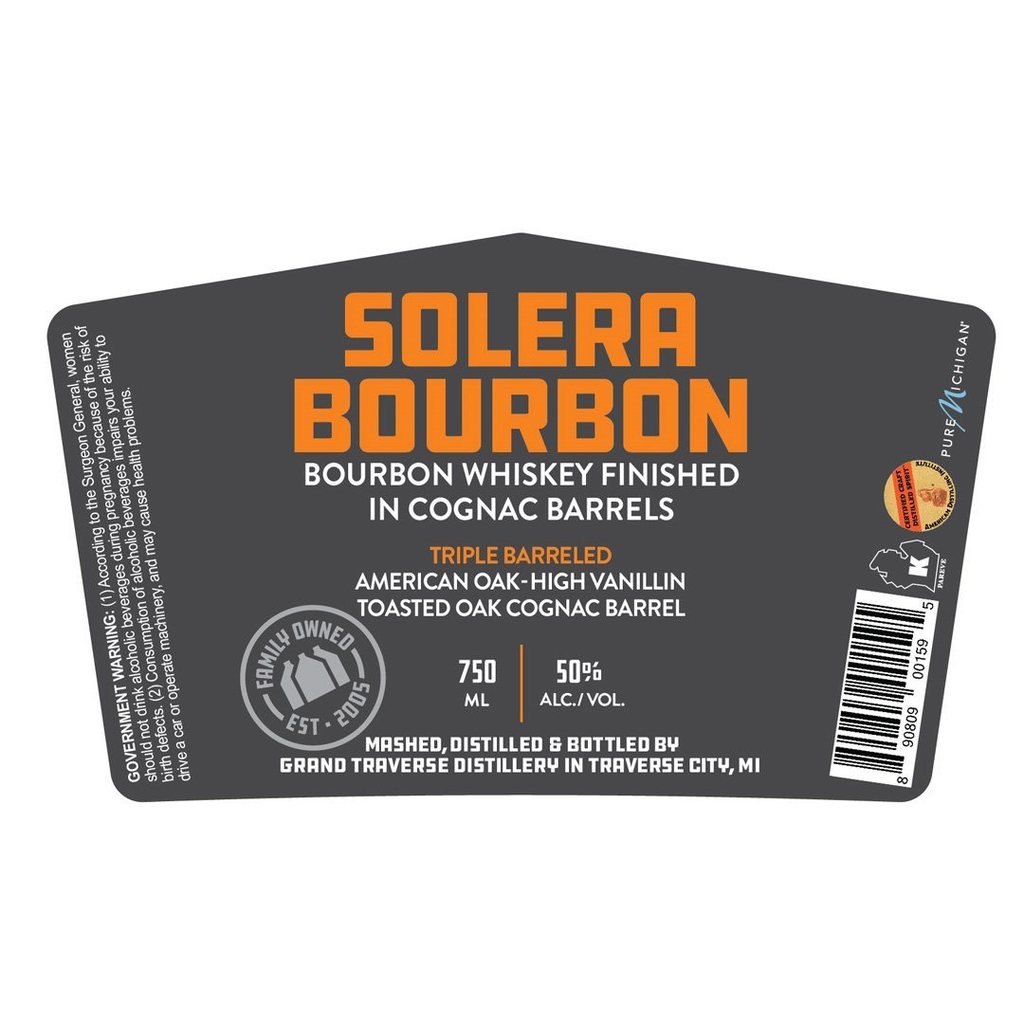 Traverse City Solera Bourbon Whiskey at CaskCartel.com