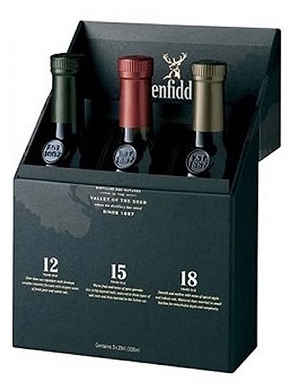 Glenfiddich Gift Set Three-Pack