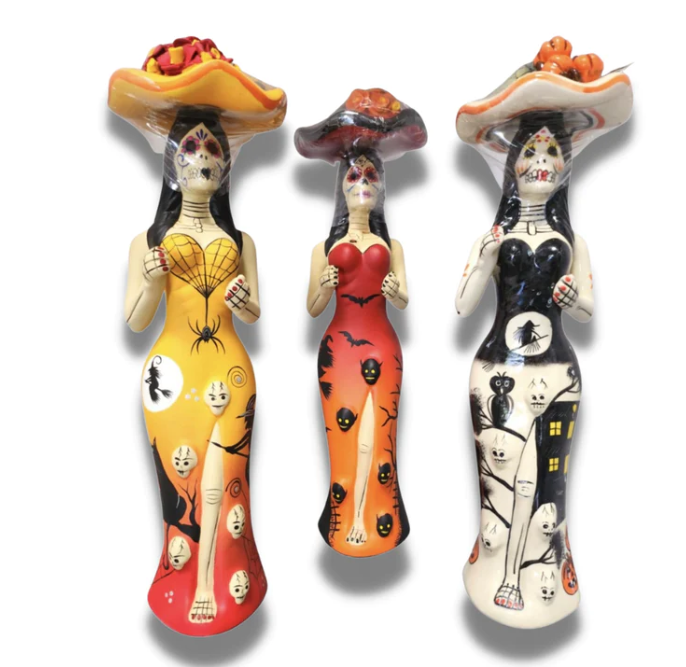 Tequila Epifania Anejo Tequila Katrina Halloween Edition