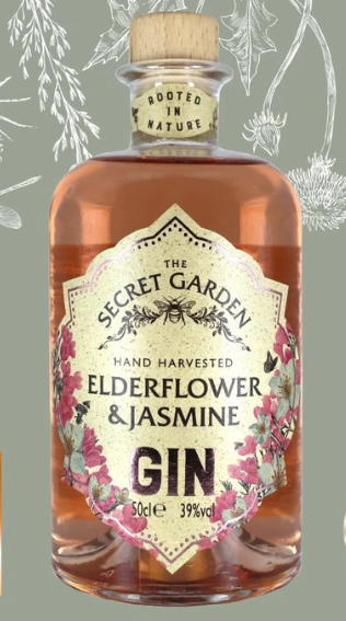 Ginebra Old Curiosity de flor de saúco rosa y jazmín | 500ML