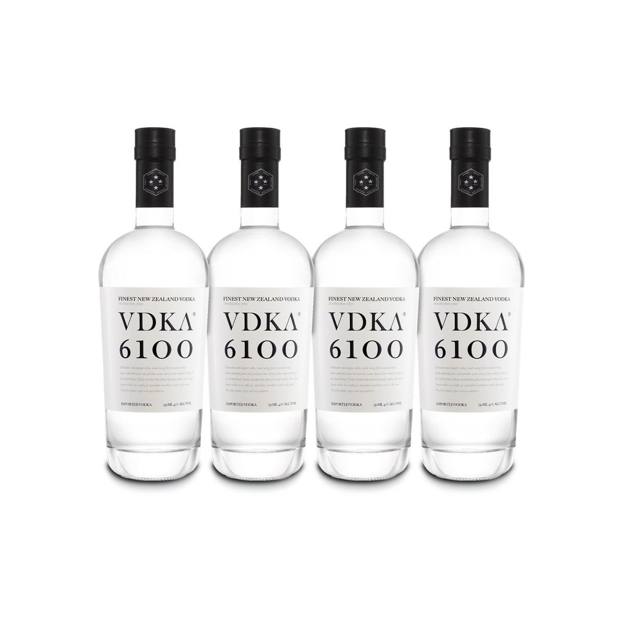 VDKA 6100 Vodka (4) Bottle Bundle at CaskCartel.com