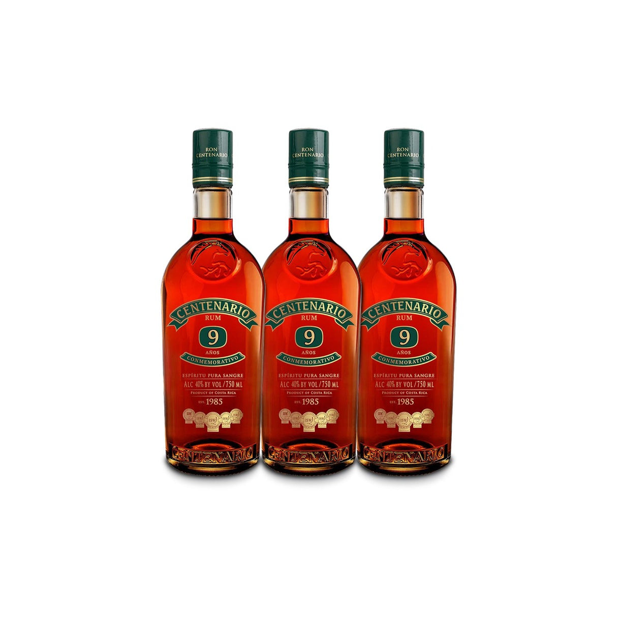 Ron Centenario 9 Conmemorativo Rum (3) Bottle Bundle at CaskCartel.com