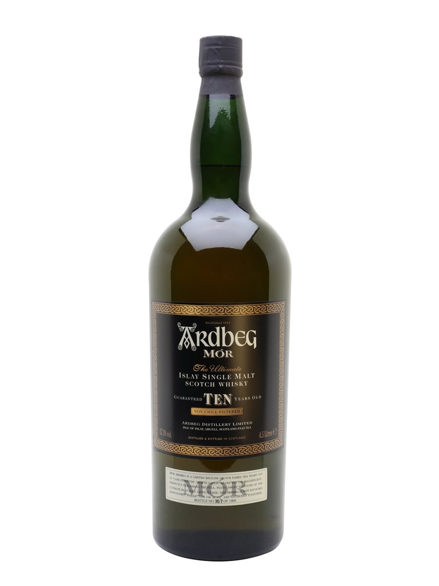 Ardbeg 10 Year Old 'MOR' Full Proof Islay Single Malt Scotch Whisky | 4.5L at CaskCartel.com