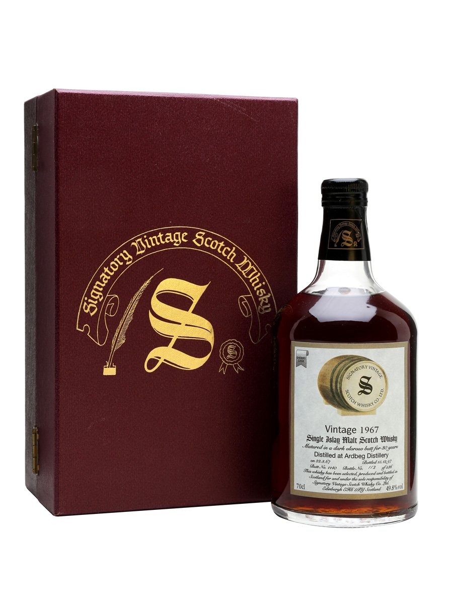 Ardbeg 1967 30 Year Old Sherry Cask #1140 Signatory Islay Single Malt Scotch Whisky | 700ML at CaskCartel.com