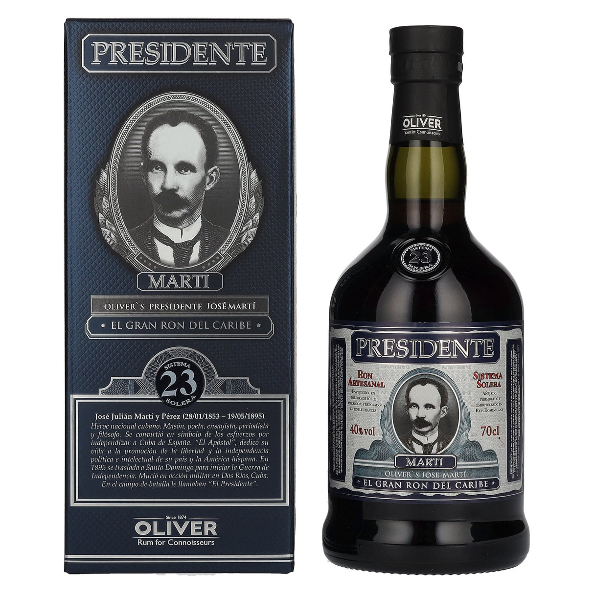 Presidente Marti 23 Year Old Sistema Solera Rum | 700ML at CaskCartel.com