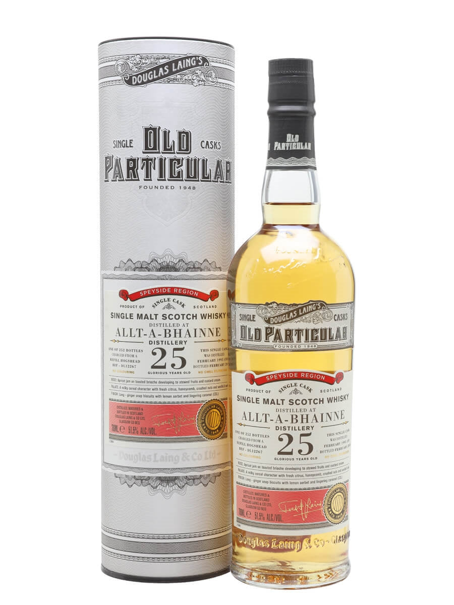 Allt-A-Bhainne 25 Year Old (D.1993 B.2018) Douglas Laing’s Old Particular Scotch Whisky | 700ML at CaskCartel.com