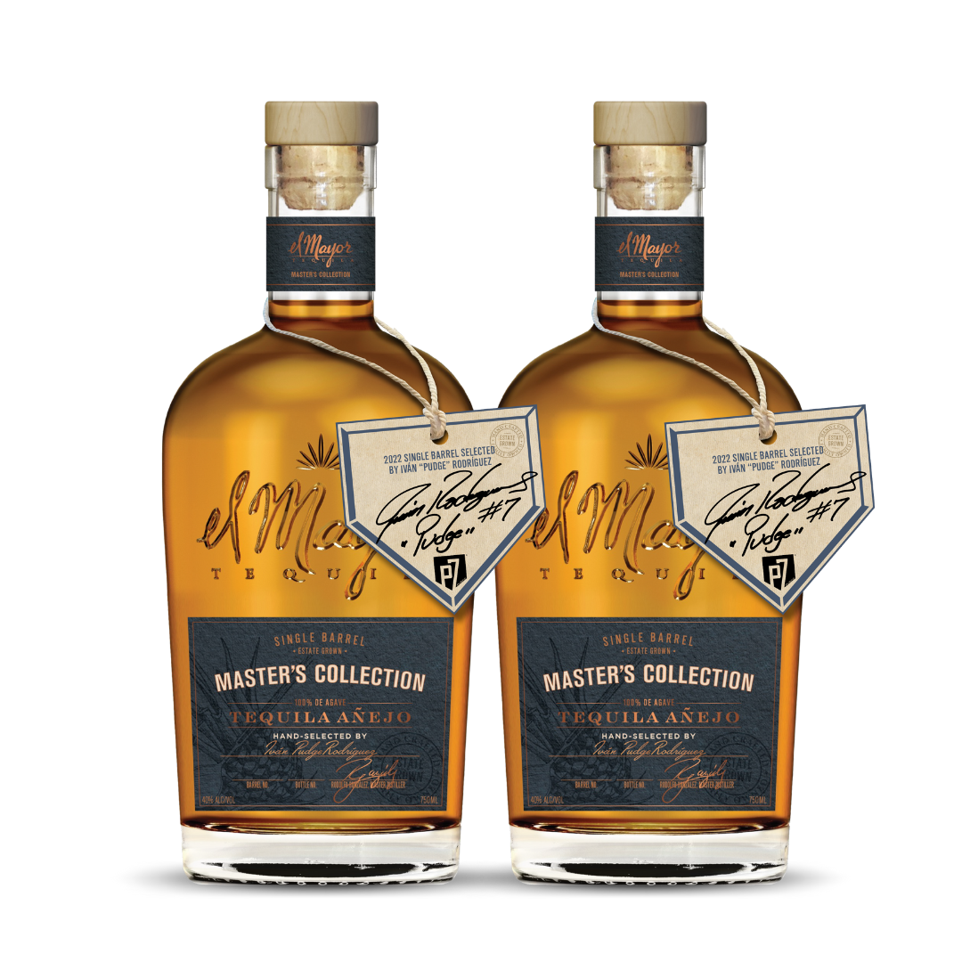 EL MAYOR | MASTERS COLLECTION | PUDGE RODRIGUEZ SINGLE BARREL AÑEJO | 2022 LIMITED EDITION | (2) BOTTLE BUNDLE at CaskCartel.com 1