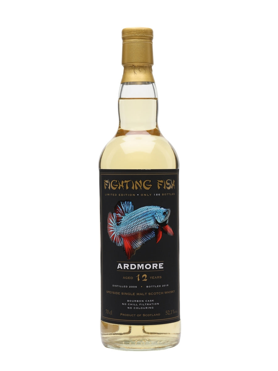 Ardmore 2006 12 Year Old Jack Wiebers Fighting Fish Highland Single Malt Scotch Whisky | 700ML at CaskCartel.com