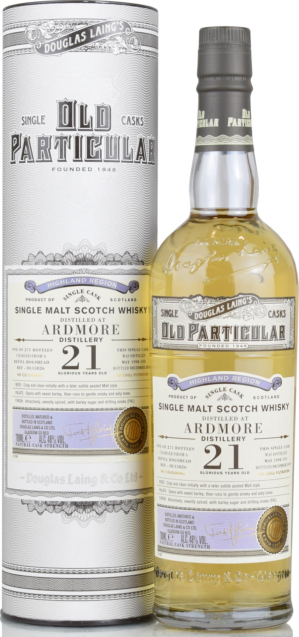 Ardmore 21 Year Old (D.1998, B.2019) Douglas Laing’s Old Particular Scotch Whisky | 700ML at CaskCartel.com