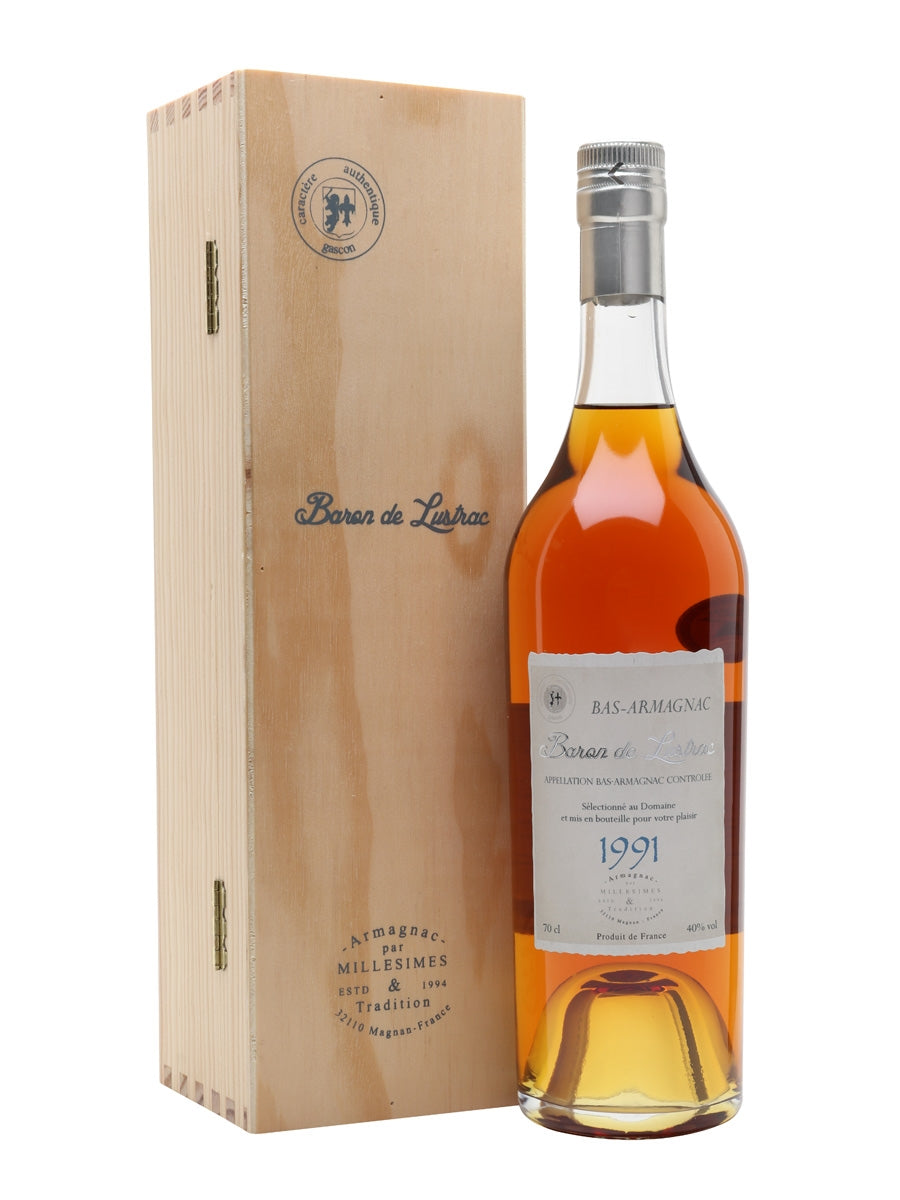 Baron de Lustrac 1991 Bas Armagnac | 700ML at CaskCartel.com