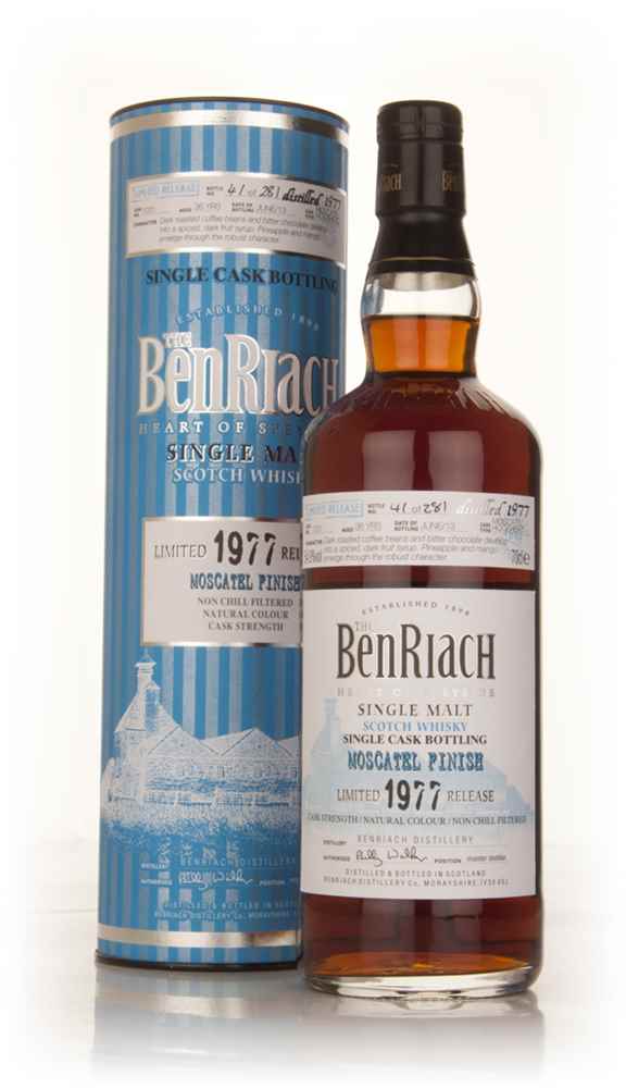 BenRiach | 36 Year Old | 1977 Moscatel Finish Batch #10 | Single Malt Scotch Whisky | Limited Release | 700ML at CaskCartel.com